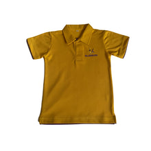 Load image into Gallery viewer, Yellow T-shirt with Purple Trim - Half Sleeve
